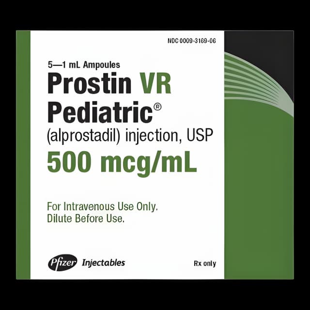 Prostin VR Pediatric® Alprostadil 500 mcg / mL Injection Ampule 1 mL