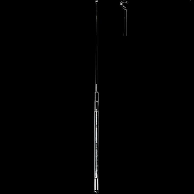 Iris Hook Sklar Black™ Emmett 9 Inch Length Coated Stainless Steel NonSterile Reusable