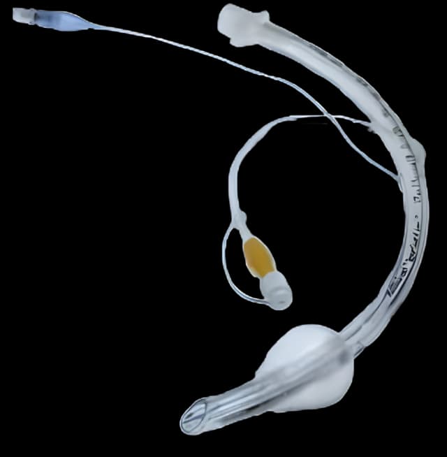 Cuffed Endotracheal Tube TaperGuard™ Evac Curved 8.0 mm Adult Murphy Eye
