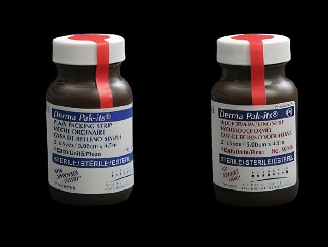 Wound Packing Strip Pak-Its® Iodoform 1/2 Inch X 5 Yard Sterile - 59245