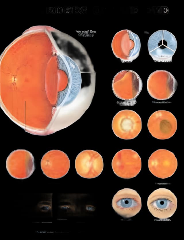 Anatomical Chart Eye Disorder 20 X 26 Inch Heavy Paper Grommets Laminated
