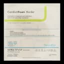 Foam Dressing ComfortFoam™ Border 7-1/5 X 7-1/5 Inch With Border Waterproof Backing Silicone Adhesive Sacral Sterile