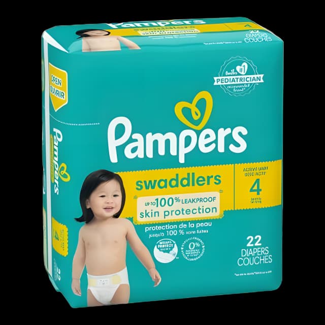 Pampers Swaddlers Size 4: High Absorbency Baby Diapers