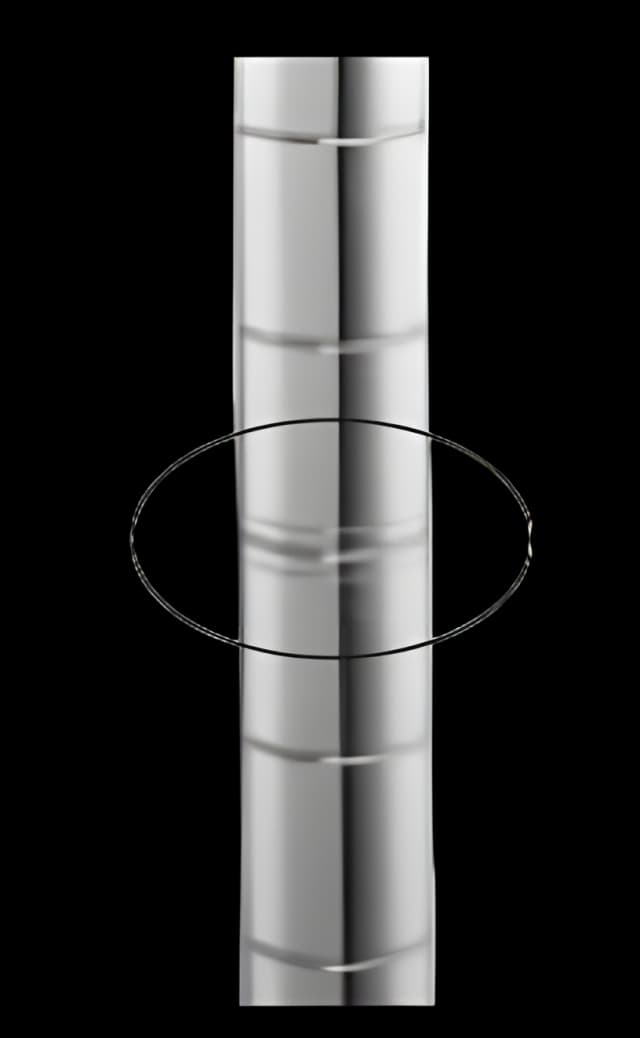 Post Site-Select™ 7-5/8 Inch H, 1/2 Lbs, Chrome