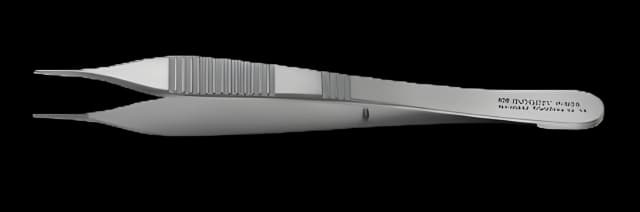 Tissue Forceps Padgett® Adson 4-3/4 Inch Length Surgical Grade Stainless Steel NonSterile NonLocking Narrow Thumb Handle Straight Delicate, 1 X 2 Teeth and Tying Platform