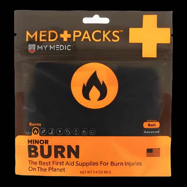 First Aid Kit My Medic™ MED PACKS Minor Burn Plastic Pouch