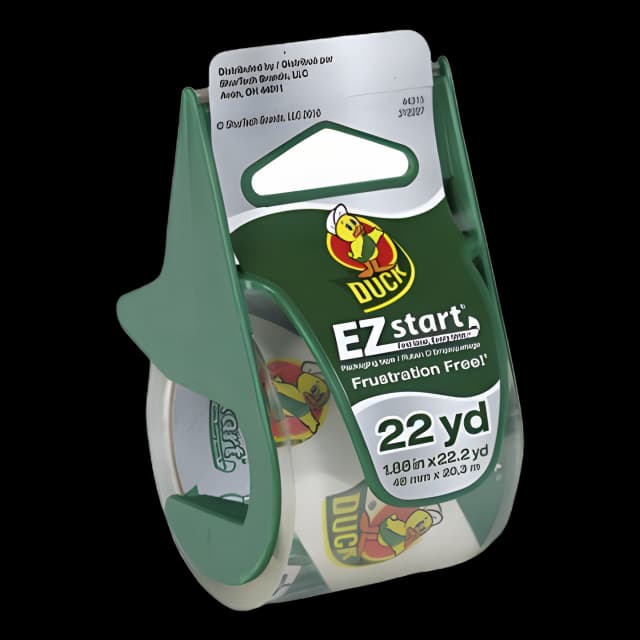 EZ Start Premium Packaging Tape with Dispenser, 1.5" Core, 1.88" x 22.2 yds, Clear