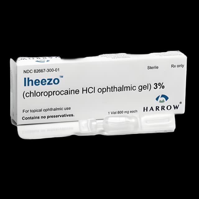 IHEEZO™ Chloroprocaine HCl, Preservative Free 3% Dropper Gel Single-Use Vial
