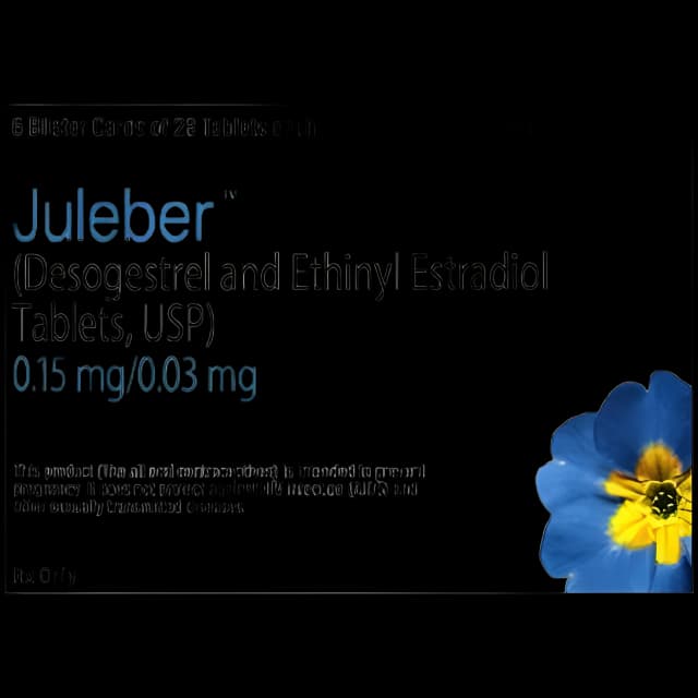 Juleber Desogestrel/Ethinyl Estradiol Oral Contraceptive - 168 Tablets