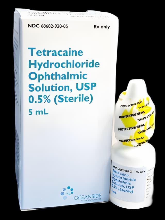 Tetracaine HCl 0.5% Eye Drops - Quick Anesthesia