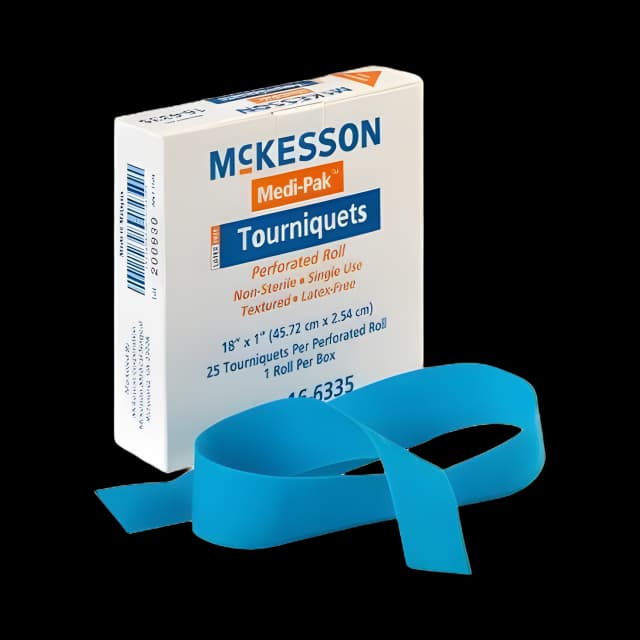 McKesson Tourniquet Strap 18 Inch Length Rolled and Banded