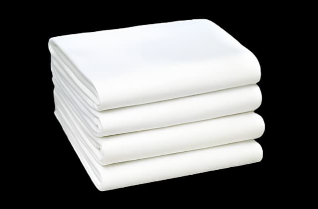 Bed Sheet Draw 54 X 81 Inch White Cotton 55% / Polyester 45% Reusable