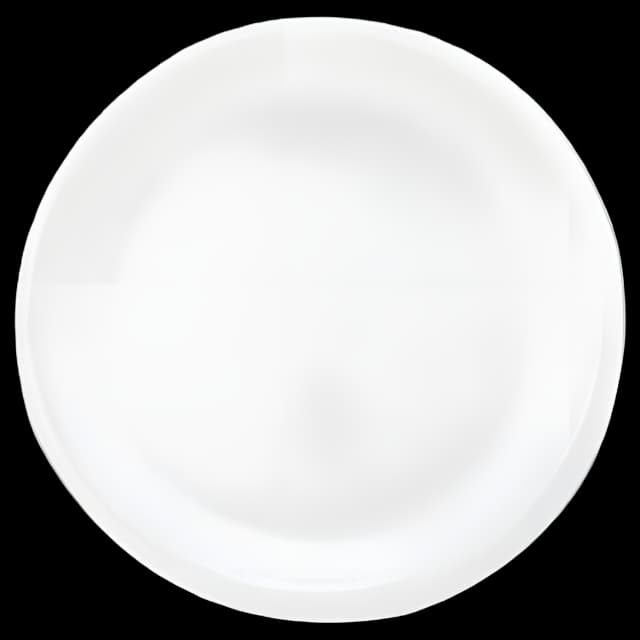 Mediumweight Foam Dinnerware, Plates, 6" dia, White, 125/Pack