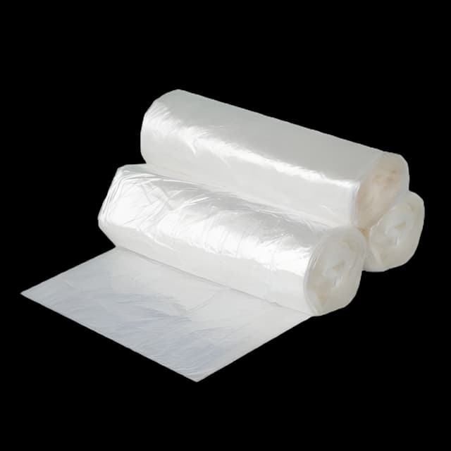 Trash Bag Colonial Bag 56 gal. Clear LLDPE 1 mil 46 X 50 Inch X-Seal Bottom Flat Pack