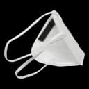 Particulate Respirator Mask Honeywell Industrial N95 Flat Fold Molded Cup Elastic Strap One Size Fits Most White NonSterile Not Rated Adult