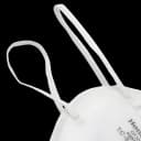 Particulate Respirator Mask Honeywell Industrial N95 Flat Fold Molded Cup Elastic Strap One Size Fits Most White NonSterile Not Rated Adult