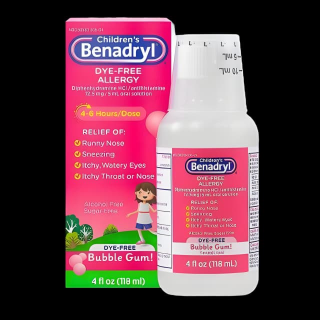 Children's Allergy Relief Children's Benadryl® 12.5 mg Strength Liquid 4 oz.