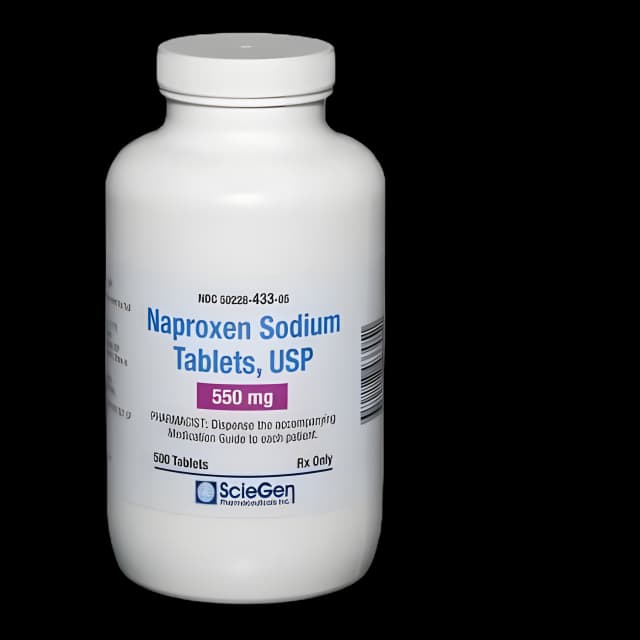 Naproxen Sodium 550mg Tablets by Sciegen - 500 Count
