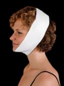 Facial Support Wrap with Gel Packs One Size Fits Most Poly Blend Fabric White
