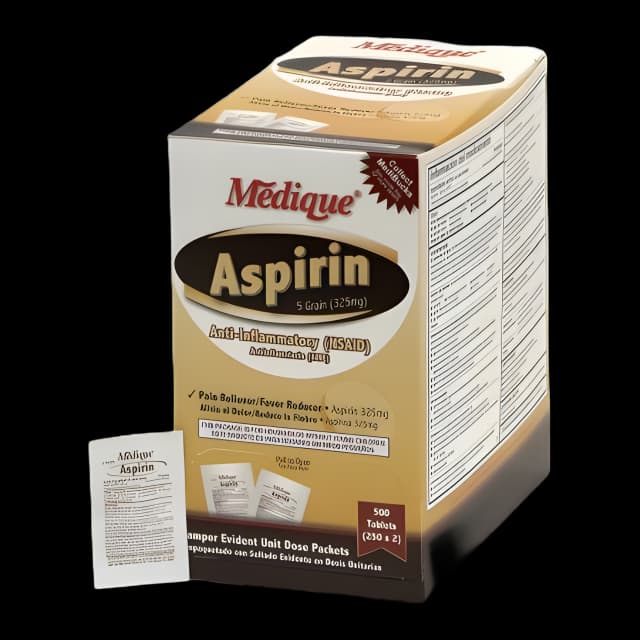 Pain Relief Medique® 325 mg Strength Aspirin Tablet 250 per Box