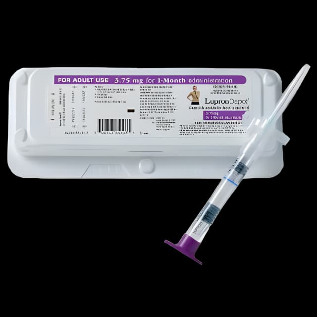 Lupron Depot® Leuprolide Acetate, Preservative Free 3.75 mg Injection Prefilled Syringe 1 Kit