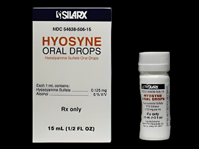 Hyosyne Hyoscyamine Sulfate 0.125 mg / mL Drops Bottle 15 mL