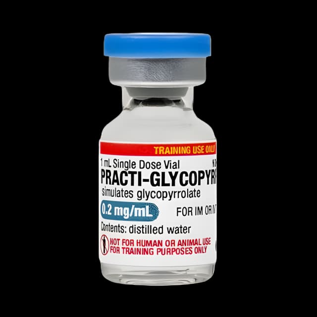 Practi-Glycopyrrolate 0.2mg/1mL Training Vials - Wallcur