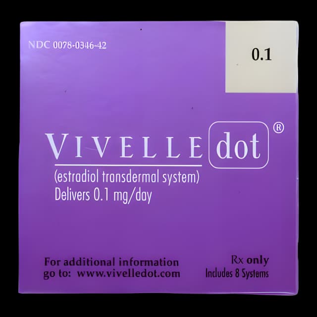 Estradiol 0.1 mg 24hr Patch by Sandoz - 8 Pack