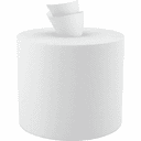 Centerpull Paper Towell Roll, 2 Ply, White, Fiber, 600 Sheets, 8.13" x 7.56", Green Seal Certified, 6 rl/cs