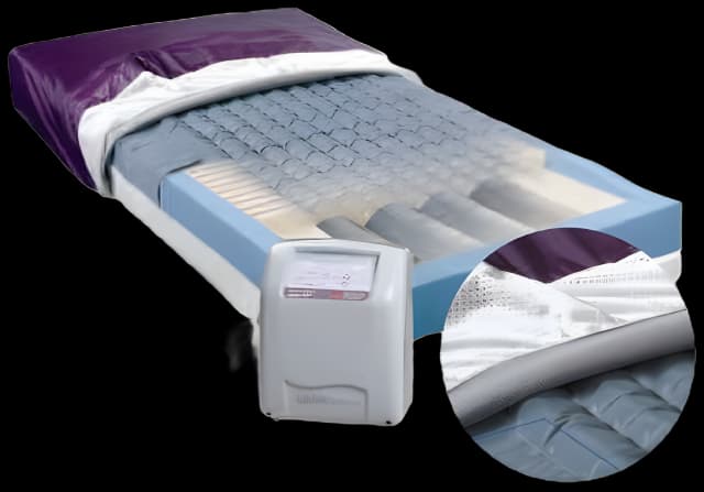 Alternating Pressure Mattress PressureGuard® Easy Air™ Alternating Pressure System 7 X 35 X 80 Inch