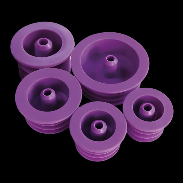 Enteral Bottle Adapter with ENFit Connector Size 3, 17 to 20.5 mm, Purple, Single Use