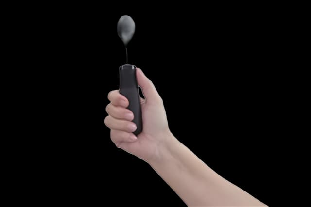 Spoon Good Grips® Built Up Handle Black Stainless Steel