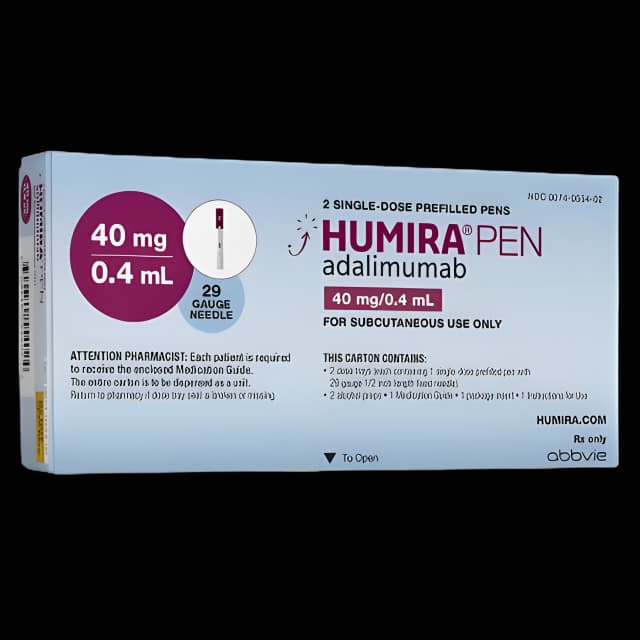 Humira® Adalimumab, Preservative Free 40 mg / 0.4 mL Injection Prefilled Auto-Injector 2 Doses