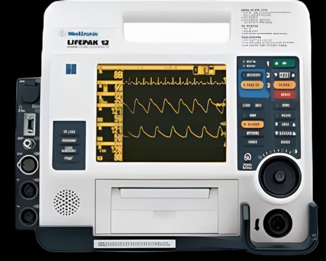 Refurbished Defibrillator Unit Semi-Automatic Lifepak® Paddles Contact