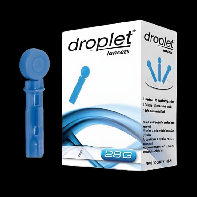 Droplet® 28 Gauge Universal Lancets - Pack of 100