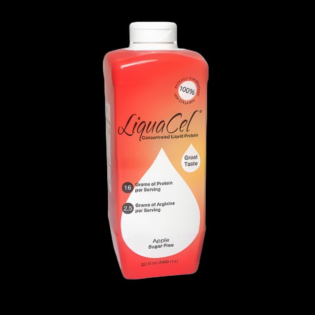 Oral Supplement LiquaCel® Apple Flavor Liquid 32 oz. Bottle