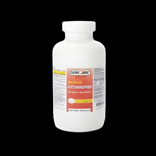 Pain Relief Geri-Care® 500 mg Strength Acetaminophen Tablet 1,000 per Bottle
