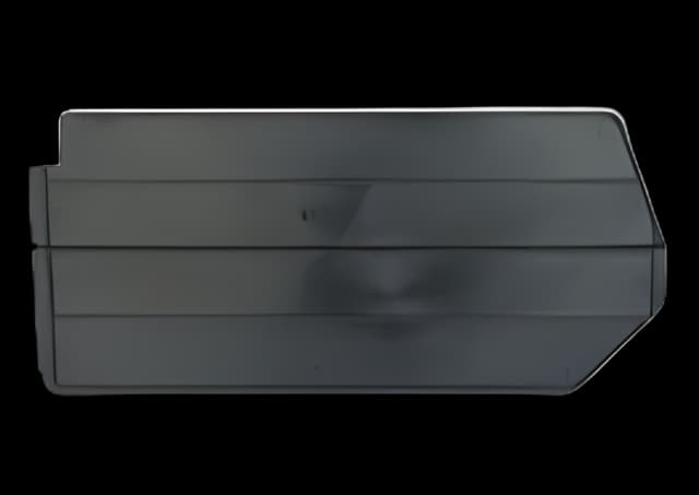 Bin Divider AkroBins® 12 Inch Black Polypropylene