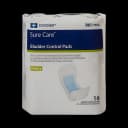 Bladder Control Pad Sure Care™ 4 X 12-1/2 Inch Heavy Absorbency Polymer Core One Size Fits Most