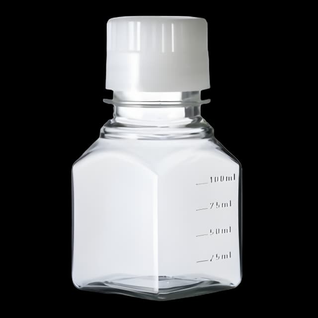 Media Bottle Greiner Bio-One Square / Narrow Mouth PET 125 mL