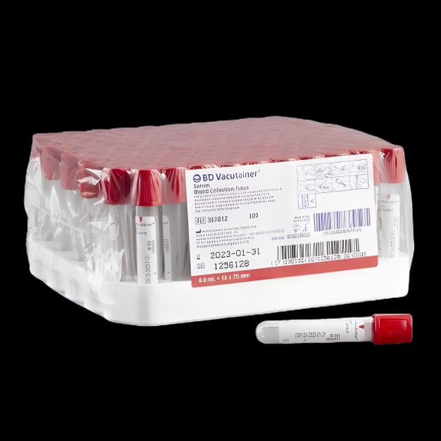BD Vacutainer® Venous Blood Collection Tube Clot Activator Additive 4 mL BD Hemogard™ Closure Plastic Tube
