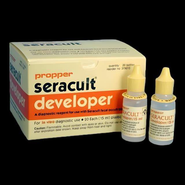 Cancer Screening Test Kit Seracult® Fecal Occult Blood Test (FOBT) 100 Tests CLIA Waived - 37100100