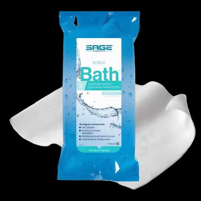 Rinse-Free Bath Wipe Impreva Bath™ Soft Pack Unscented 8 Count