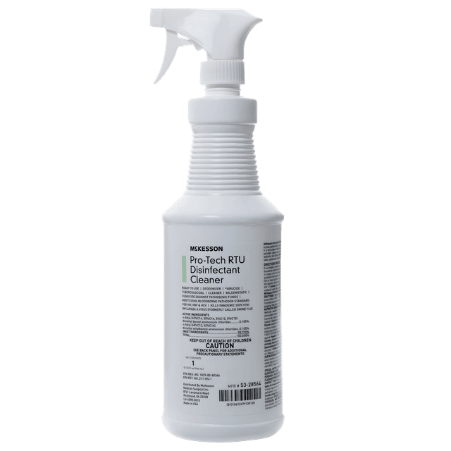Surface Disinfectant Cleaner McKesson Pro-Tech Quaternary Based J-Fill® Dispensing Systems Liquid 32 oz. Bottle Floral Scent NonSterile