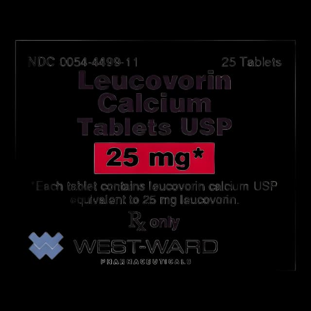 Leucovorin Calcium 25mg Tablets - Roxane Labs