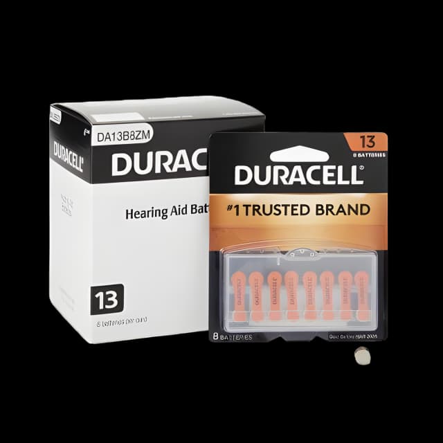 Duracell 13 Zinc-Air Hearing Aid Batteries - 8 Pack