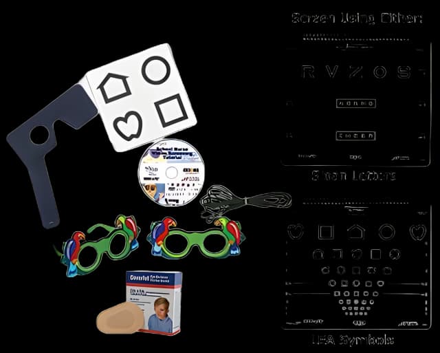 Eye Chart AAPOS Acuity Test