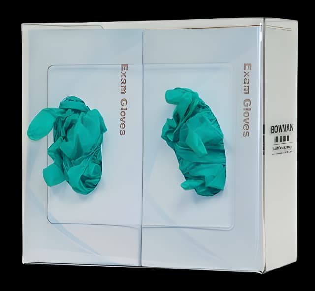 Bowman® 2-Box Medical Glove Holder - Wall Mount