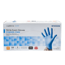 Nitrile Exam Glove McKesson Confiderm® 2.8 C X-Small NonSterile, Standard Cuff Length Textured Fingertips, Blue Chemo Tested / Fentanyl Tested, 100/BX, 10 bx/cs