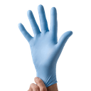 Nitrile Exam Glove McKesson Confiderm® 2.8 C X-Small NonSterile, Standard Cuff Length Textured Fingertips, Blue Chemo Tested / Fentanyl Tested, 100/BX, 10 bx/cs